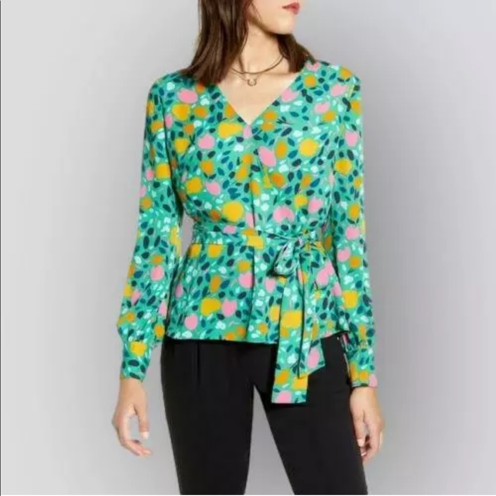 Halogen Printed Blouse